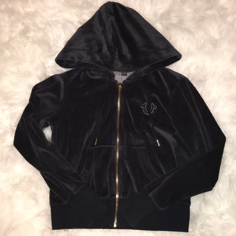 True Religion crop hoodie